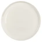 image of Mikasa 5324093 China Plate, 8.5"W x 8.5"D x 0.66"H, Nico, White, Vegan Bone China, Coupe Rim
