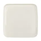 image of Mikasa 5324099 Hospitality Square Plate, 8"W x 8"D x 0.59"H, White, Vegan Bone China