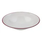 image of ID Fine 5324874 Deep Plate, 19 oz, 11.02" W x 11.02" D x 2.25" H, Modest Maroon Fine China