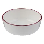 image of ID Fine 5324883 - 5 Oz Round China Bowl, 4" Diameter x 1.13" Height, Maroon Finish, Fine China