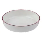 image of ID Fine 5324895 - 40 oz Fine China Round Bowl, 8.25"W x 8.25"D x 2.11"H, Modest Maroon