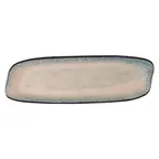 image of ID Fine 5324977 Oval Platter, 4.38" W x 13.38" D x 0.88" H, Blue Stoneware Dinnerware