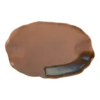 image of ID Fine 5325273 Roots Platter, 5" W x 9" D x 0.88" H Coastal Vitrified Stoneware Ceramic Tray