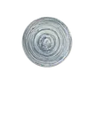 image of ID Fine 5327589 1972 Coupe Plate, 8.25" Swirl Blue Vitrified Stoneware Ceramic, Round Coupe Rim