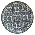 image of ID Fine 5327702 1972 Coupe Plate, 10.25" Seville Navy Vitrified Stoneware Ceramic Round Coupe Rim