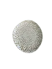 image of ID Fine 5327710 Coupe Plate, 10.6" x 9.6" Oval Ceramic, Granada Sand Vitrified Stoneware Coupe Rim