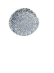 image of ID Fine 5327715 1972 Coupe Plate, 10.6" x 9.6" Granada Blue Ceramic, Free‑Form Shape - 1/Each