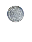 image of ID Fine 5327716 1972 Coupe Plate, 8.25" Granada Blue Vitrified Stoneware Ceramic, Round Coupe Rim
