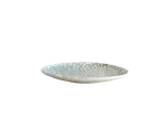 image of ID Fine 5327720 - 1972 Coupe Plate, 10.6" x 9.6", Granada Turquoise Stoneware, Ceramic Coupe Rim