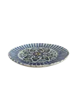 image of ID Fine 5327730 1972 Coupe Plate, 10.6" x 9.6" Cordoba Blue Vitrified Stoneware with Coupe Rim