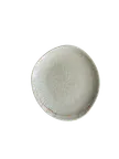 image of ID Fine 5327740 Coupe Plate, 10.6" x 9.6" Oval Ceramic, Zen Sand Vitrified Stoneware Coupe Rim