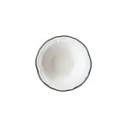 image of ID Fine 5335881 - 6.3" Round China Bowl, 10.2oz Capacity, Black Line Fulya Finish, China Material