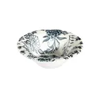 image of ID Fine 5335948 1972 Bowl 9" Round Porcelain China, Herba Black Fulya Finish, 38 oz Dinnerware