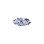 image of ID Fine 5336156 1972 Coupe Plate, 5.91" Round Porcelain, Blue Line Fulya, Dishwasher Safe