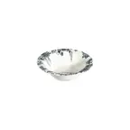 image of ID Fine 5336894 - 6.3" 10.2oz Round China Bowl, Silva Black Fulya Finish, Dinnerware