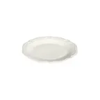 image of ID Fine 5336934 1972 Coupe Plate, 8.26" Round Porcelain Plate, White Fulya, Dishwasher Safe