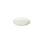image of ID Fine 5336937 1972 Coupe Plate, 11.42" Round Porcelain, White Fulya Finish, Dishwasher Safe
