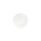 image of ID Fine 5337004 Fine China Round Plate, 6.25" White Porcelain, Coupe Rim, Dishwasher Safe