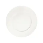 image of ID Fine 5337071 Fine China Round Plate, 11" (10.200") White Porcelain, Coupe Rim, Dishwasher Safe