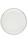 image of ID Fine 5337303 Fine China Plate, 11.22" Diameter Round Coupe Rim, Modest Green, Dishwasher Safe