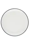 image of ID Fine 5337493 Fine China Plate, 11.22" Diameter Round Coupe Rim, Modest Navy, Dishwasher Safe