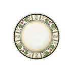 image of ID Fine 5337722 9" Round Deep Rim Fine China Plate, 12 Oz Capacity, Allegro White, Dishwasher Safe
