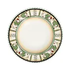 image of ID Fine 5337731 - 11.1" China Plate, Deep Rim, 19 oz, Allegro White Fine China, Dishwasher Safe