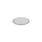 image of ID Fine 5339006 - 8.27" Round Coupe Rim Fine China Plate, Modest Brown, 8-1/4" Diameter