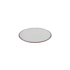 image of ID Fine 5339007 Fine China Plate, Round Coupe Rim, 9.84" Modest Brown Dinnerware
