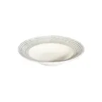image of ID Fine 5340217 China Plate - 11.1" Diameter Round Fine China, Black, 19 oz, Elegant Dinnerware