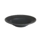 image of ID Fine 5340236 China Plate – 11.1" Diameter Deep Rim Fine China, Black Finish, 19 Oz Capacity