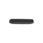 image of ID Fine 5340238 Rectangular Black Fine China Platter 8.6" x 4", Elegant Reckless Design