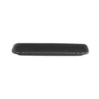 image of ID Fine 5340239 Rectangular Black Fine China Platter, 11.8" x 4.3" Serving Tray, Elegant Dinnerware