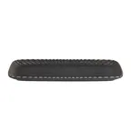 image of ID Fine 5340241 Rectangular Black Fine China Platter, 13.5" x 6.5", Elegant Dining Serveware