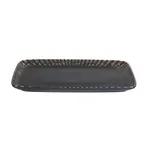 image of ID Fine 5340242 Rectangular Black Fine China Platter 13.2" x 9.14" Elegant Dinnerware Serving Tray