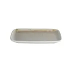 image of ID Fine 5340248 Rectangular Fine China Platter, 10.88" x 8", Mellow Green Finish