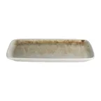 image of ID Fine 5340250 Rectangular China Platter, 13.22" x 9.14", Mellow Green Fine China, Oval/Oblong Shape