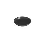 image of ID Fine 5340255 - 4" Deep Rim Round China Plate, Black Fine China, 2 Oz Capacity, Dinnerware