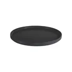 image of ID Fine 5340258 6.3" Round Coupe Rim Black Fine China Plate – Elegant Dinnerware