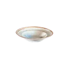 image of ID Fine 5340287 11.6" Round Deep Rim Blue China Plate, 16 oz Capacity, Fine China, Delta Design