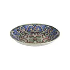 image of ID Fine 5340299 - 8.8" Blue Fine China Bowl, 26 Oz Capacity, Amalfi Design, Round