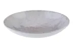 image of ID Fine 5340316 Deep Rim Round China Plate, 9.875" Diameter, 38.6 Oz Capacity, Grey Surf Finish