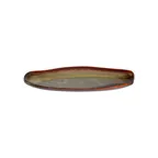 image of ID Fine 5340626 Roots Platter, 12.25" x 5.5" Premium Stoneware, Hazel Jord Ceramic Dinnerware