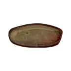image of ID Fine 5340627 Roots Platter, 13.63" x 6.13" Premium Stoneware, Hazel Jord Ceramic Dinnerware