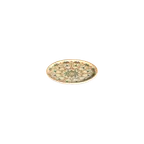 image of ID Fine 5340687 Roots Plate – 6.25" Diameter Coupe Rim, Premium Stoneware, Qasbah Savor Finish