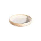 image of ID Fine 5340717 Roots Plate - 9.88" Diameter Deep Rim Premium Stoneware Plate - Cameo Celesta