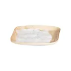 image of ID Fine 5340733 Roots Platter, 11.75" x 8.63" Stoneware Ceramic, Cameo Savor Finish - 1/Each