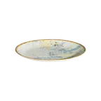 image of ID Fine 5341371 - 6" Round Coupe Rim Fine China Plate, Yellow Arte, 6" Diameter
