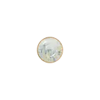 image of ID Fine 5341386 Round Saucer Plate, 4.80" Dia x 0.67" H, Fine China Yellow Arte Finish