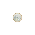 image of ID Fine 5341387 Round Saucer Plate, 6.30" Dia x 0.75" H, Fine China, Yellow Arte